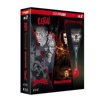 Zombie / Halloween / Wishmaster / Cabal Coffret Cult'horror Volume 3 Blu-ray
