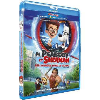 M Peabody et Sherman Les voyages dans le temps Combo Blu-ray + DVD